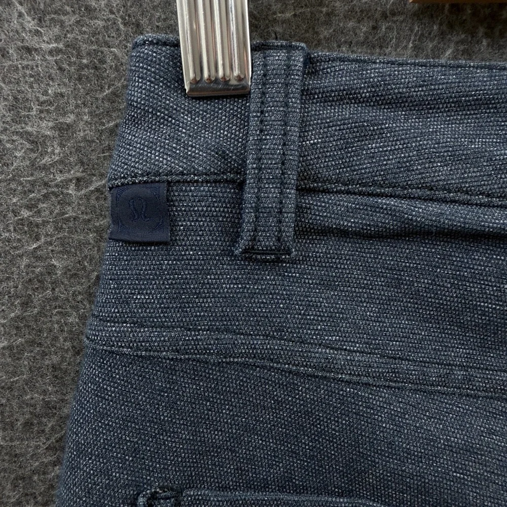Lululemon Pants Men 28x31 Blue ABC Slim Fit Tech Canvas Zip Pocket Chino Trouser